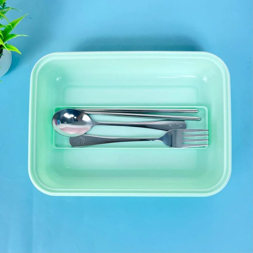 Zeroware Stainless steel Insulated leakproof 3 Compartment lunch box, tiffin box-SS 304, Best Quality