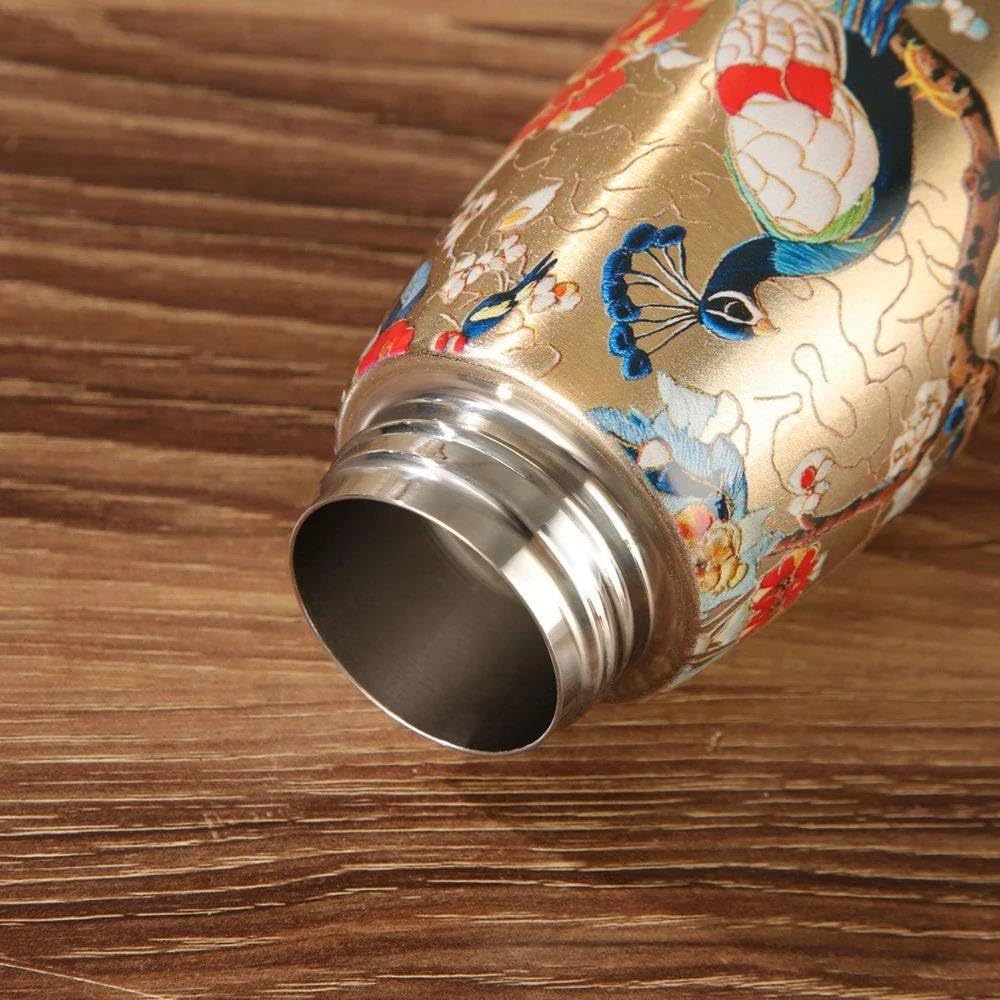 Zer0ware Mini steel insulated Bottle/flask with LED temprature -250ml